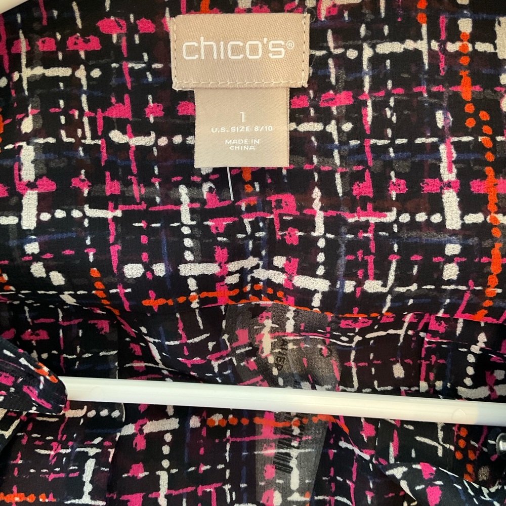 Chico’s Button Down Sheer Blouse - Euc - image 5